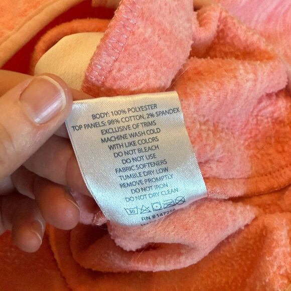 Simply Southern purple Corduroy and Coral Pullover with Quarter Zipper size S - Picture 8 of 10